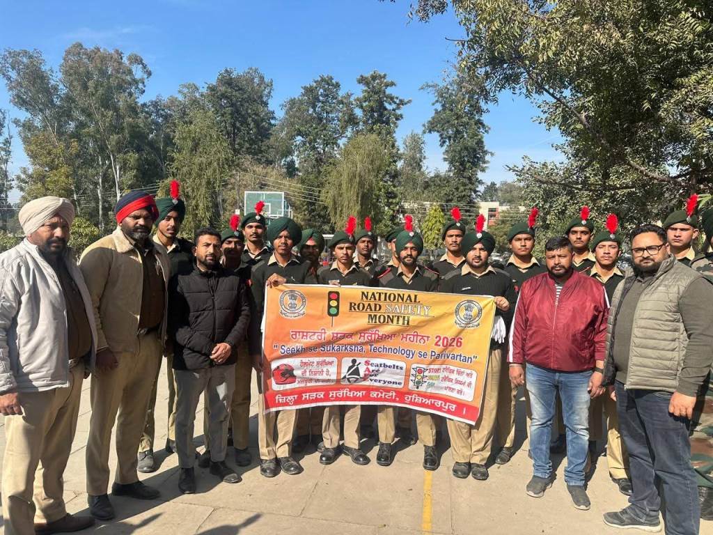 Awareness campaigns intensified across the district during Road Safety Month